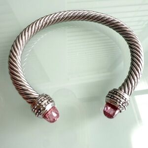 Elegant Silver 935 and pink tourmaline? Women's Bracelet